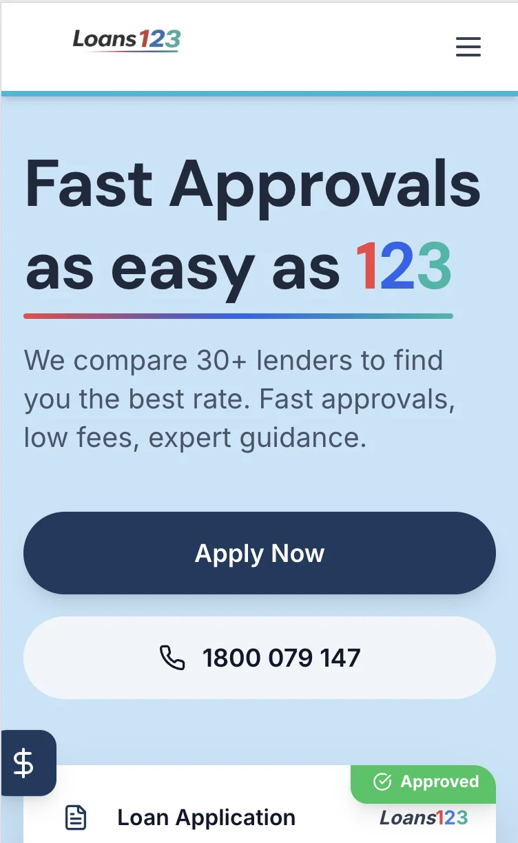 Mobile website design