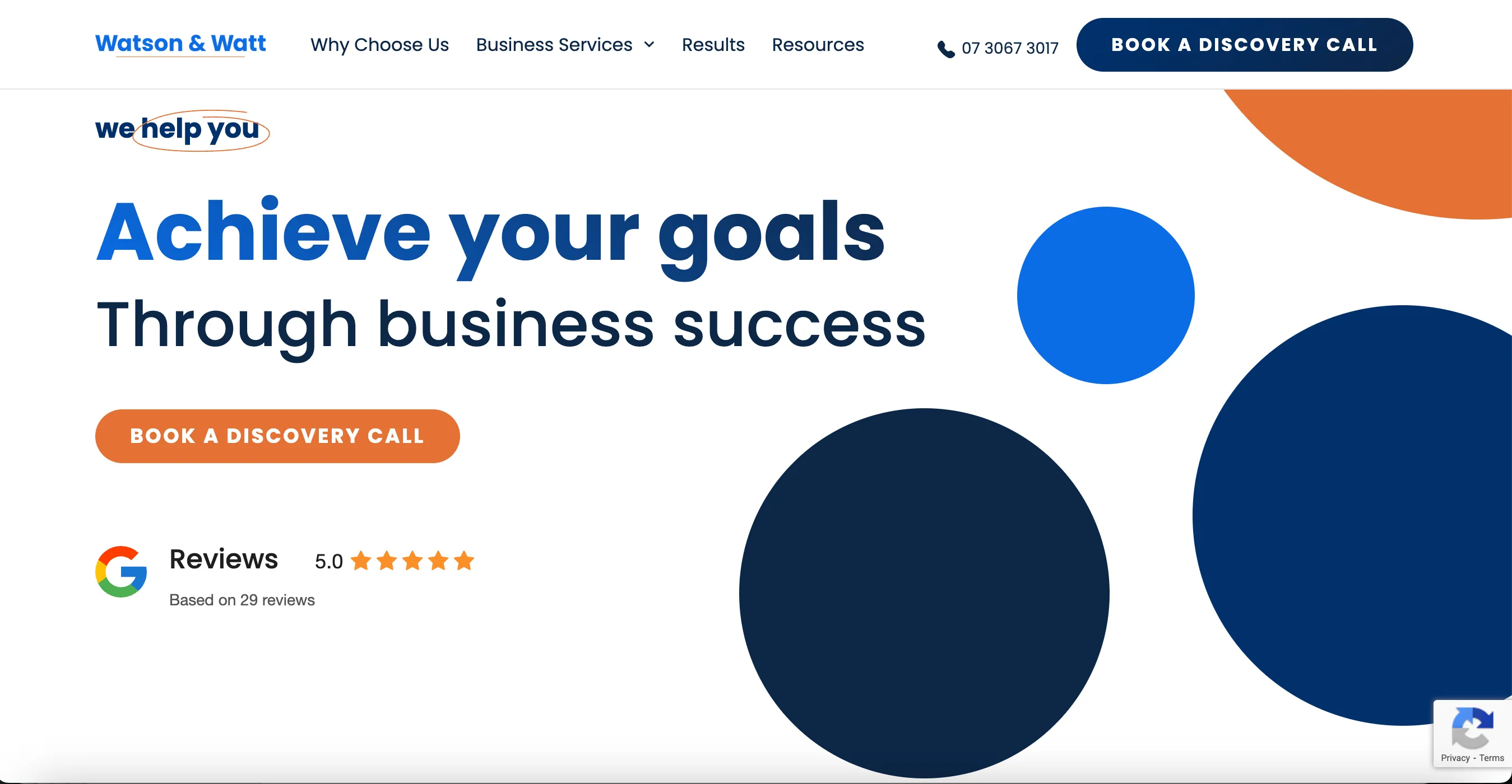 Watson & Watt website screenshot